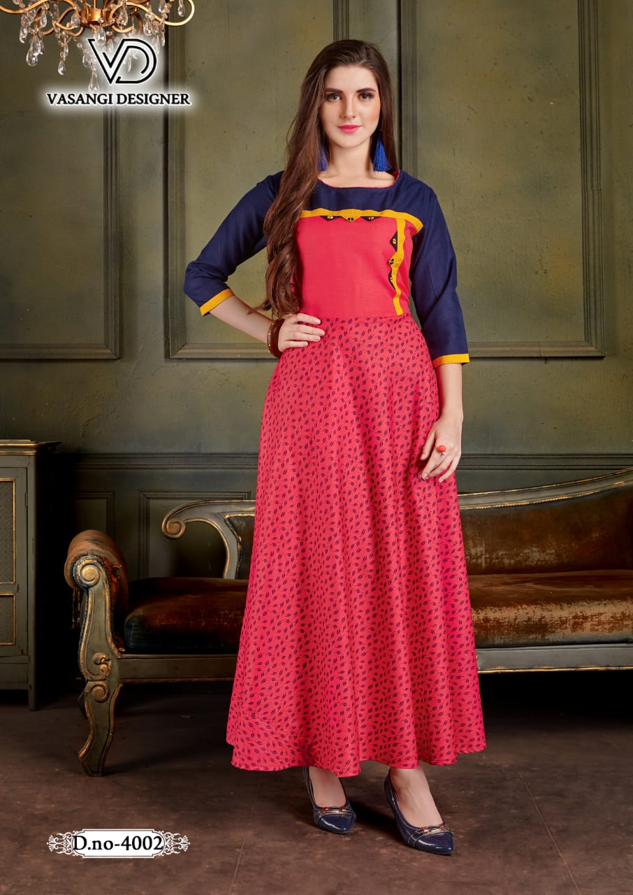 Rangat Vol-2 Vasangi Designer Rubby Slub Kurtis Rangat Vol-2 Vasangi Designer Rubby Slub Kurtis